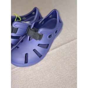 Oofos Oocandoo Recovery Sandals 7 Water Drop New Blue OOfoam Adjustable Strap
